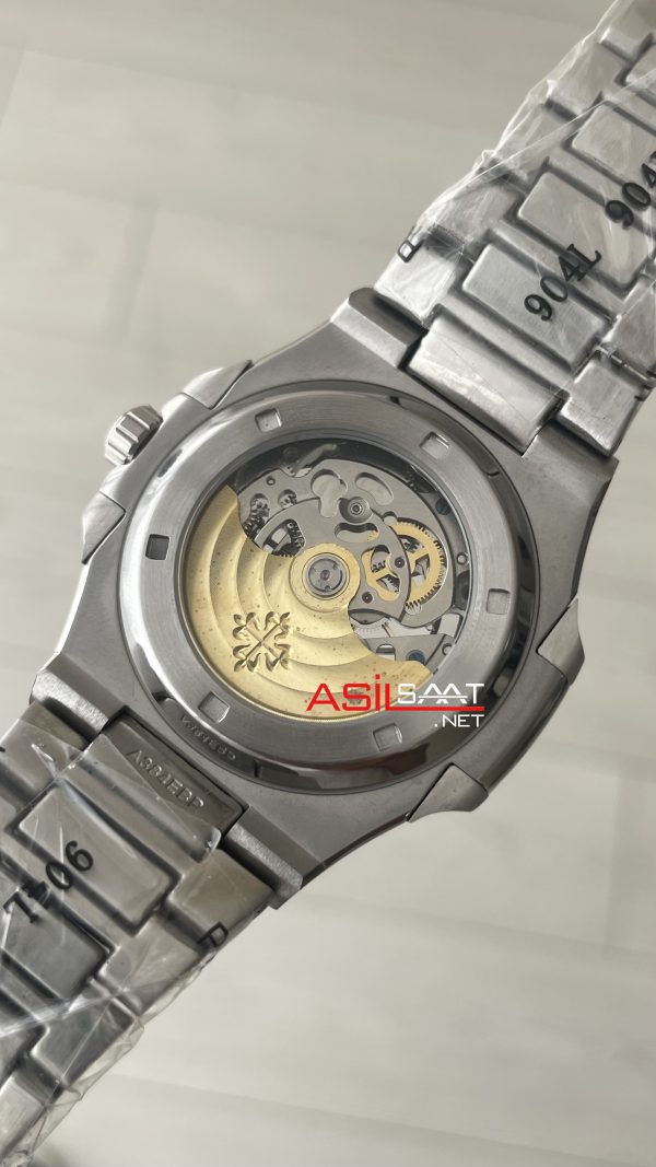 Patek Philippe Nautilus İskelet 5711 Silver 40 mm Skeleton Replika Saat
