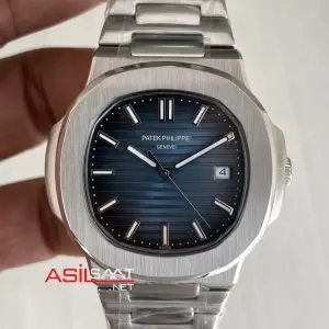 Patek Philippe Nautilus Mavi 5711 Replika Saat