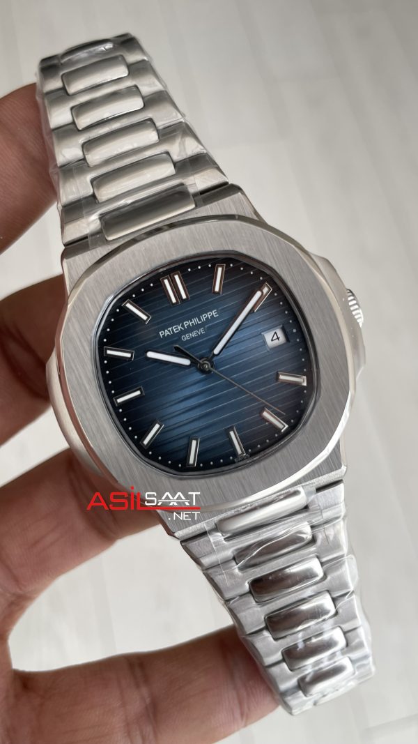 Patek Philippe Nautilus Mavi 5711 Replika Saat Patek Philippe Nautilus Mavi 5711 Replika Saat