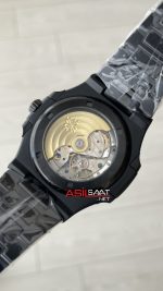 Patek Philippe Nautilus Mavi Kadran 5711 PVD Black 40 mm Replika Saat