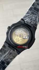 Patek Philippe Nautilus Mavi Kadran 5711 PVD Black 40 mm Replika Saat