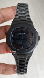 Patek Philippe Nautilus Siyah Kadran 5711 PVD Black 40 mm Replika Saat