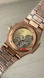 Patek Philippe Nautilus Siyah Kadran 5711R Rose 40 mm Replika Saat