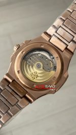 Patek Philippe Nautilus Siyah Kadran 5711R Rose 40 mm Replika Saat