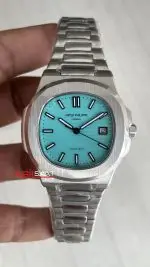 Patek Philippe Nautilus Tiffany 5711 Silver 40 mm Replika Saat