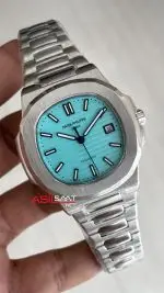 Patek Philippe Nautilus Tiffany 5711 Silver 40 mm Replika Saat