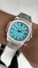 Patek Philippe Nautilus Tiffany 5711 Silver 40 mm Replika Saat