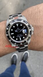 Rolex Submariner Date Diamond 41 mm 126610 Silver Replika Saat ROLS019