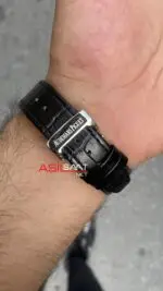Audemars Piguet Royal Oak Chronograph 41 mm Kadran Siyah 26320ST Leather Replika Saat APR070