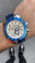 Bvlgari Nuclearneapon Kadran Beyaz Blue Replika Saat BGN003