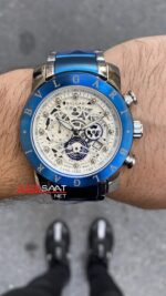Bvlgari Nuclearneapon Kadran Beyaz Blue Replika Saat BGN003