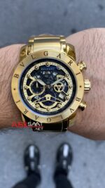Bvlgari Nuclearneapon Kadran Siyah Gold Replika Saat BGN004
