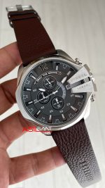 Diesel DZ4423 Mega Chief Kahverengi Silver 51mm Erkek Kol Saati