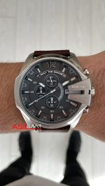 Diesel DZ4423 Mega Chief Kahverengi Silver 51mm Erkek Kol Saati