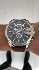 Diesel DZ4423 Mega Chief Kahverengi Silver 51mm Erkek Kol Saati