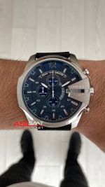 Diesel DZ4423 Mega Chief Silver 51mm Erkek Kol Saati
