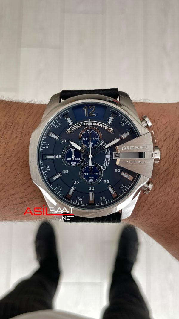 Diesel DZ4423 Mega Chief Silver 51mm Erkek Kol Saati