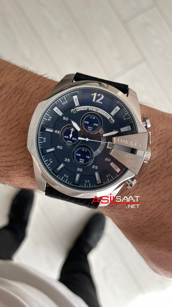 Diesel DZ4423 Mega Chief Silver 51mm Erkek Kol Saati