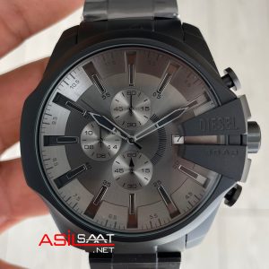 Diesel DZ4676 Mega Chief Black PVD 48mm Erkek Kol Saati