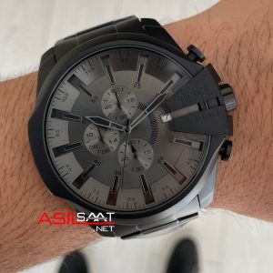 Diesel DZ4676 Mega Chief Black PVD 48mm Erkek Kol Saati
