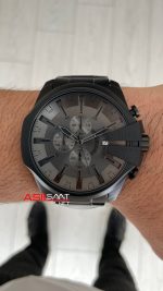 Diesel DZ4676 Mega Chief Black PVD 48mm Erkek Kol Saati