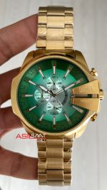 Diesel DZ4684 Mega Chief Yeşil Gold 48mm Erkek Kol Saati