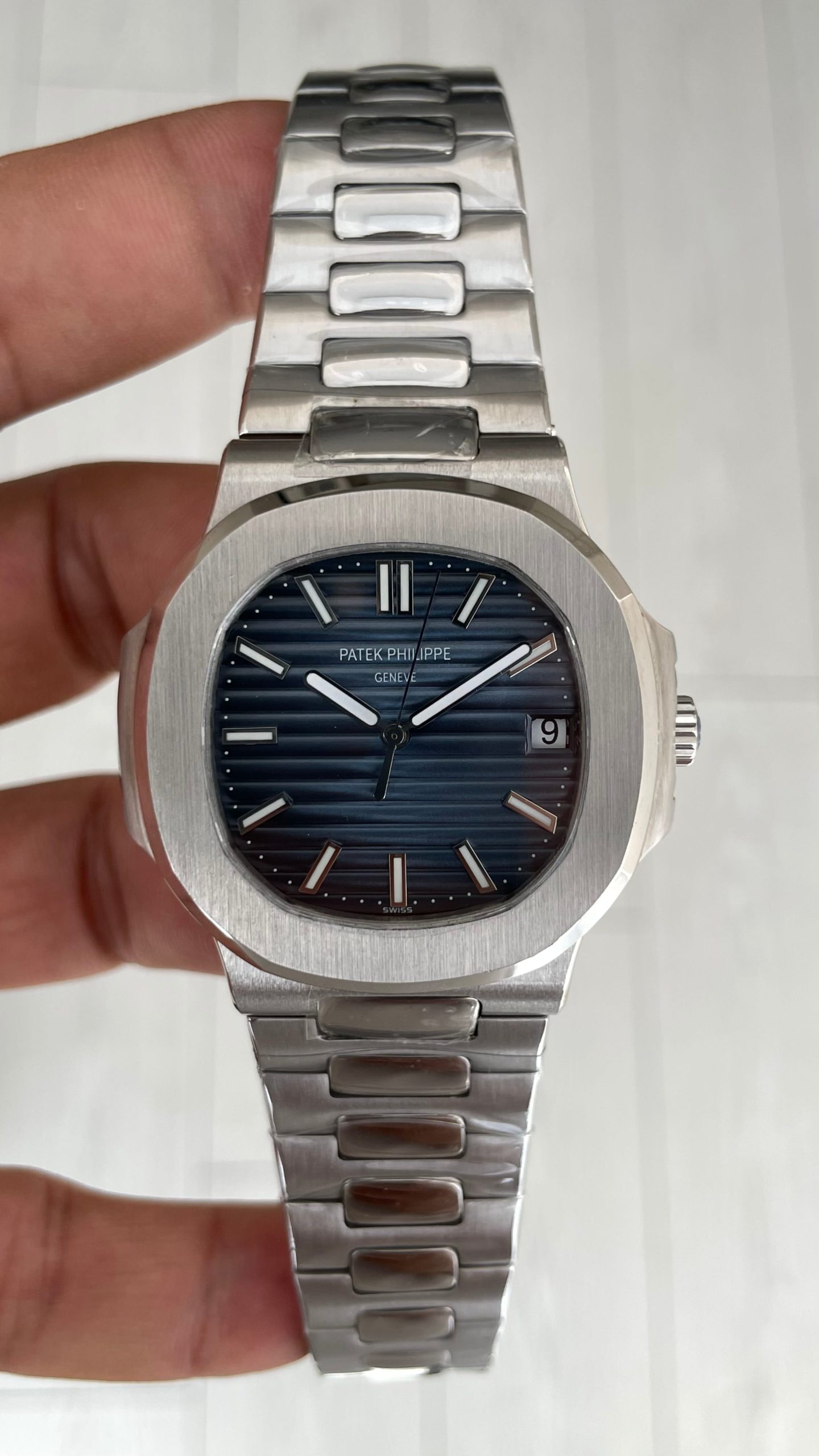 Patek Philippe Nautilus 5711 Silver Mavi Kadran KING Factory