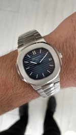 Patek Philippe Nautilus 5711 Silver Mavi Kadran KING Factory