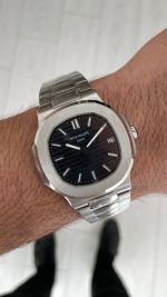 Patek Philippe Nautilus 5711 Silver 40mm Siyah Kadran KING Factory