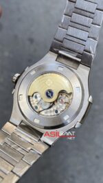 Patek Philippe Nautilus Annual Calendar Mavi Kadran 40 mm 5726 Silver Replika Saat PPNA072