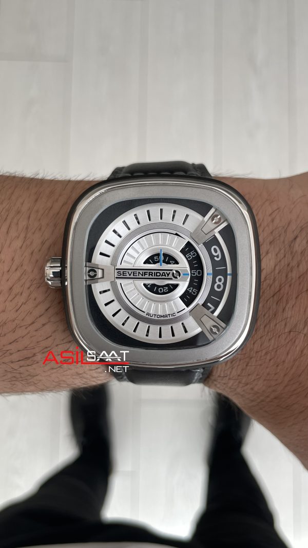 SevenFriday Beyaz M Serisi M1/01 Silver 47mm