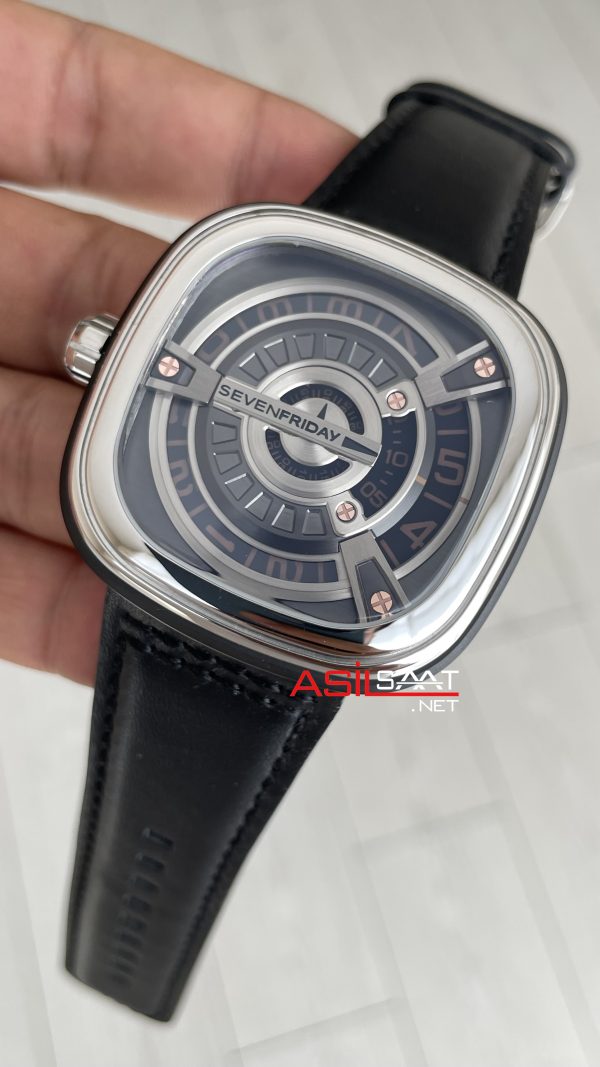 SevenFriday Gri M Serisi M1/03 Silver 47mm