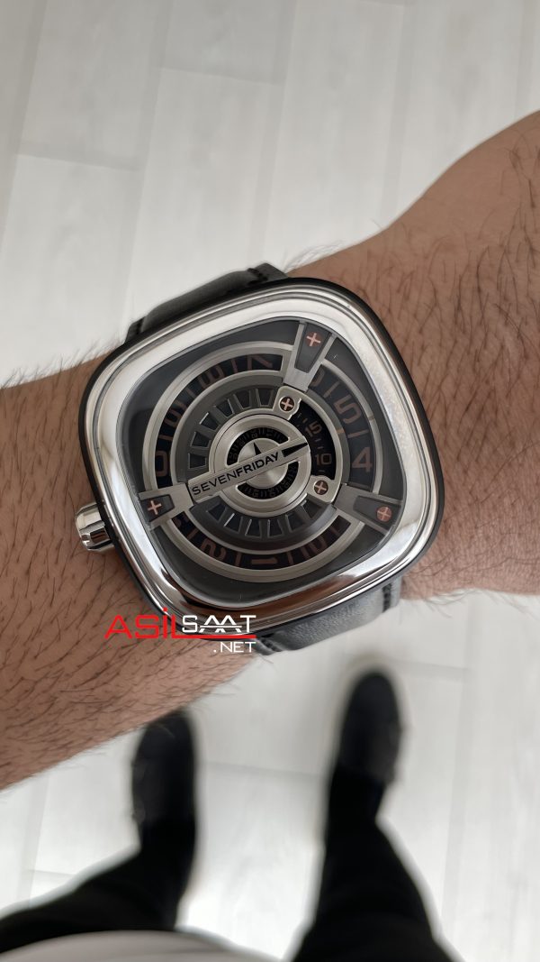 SevenFriday Gri M Serisi M1/03 Silver 47mm