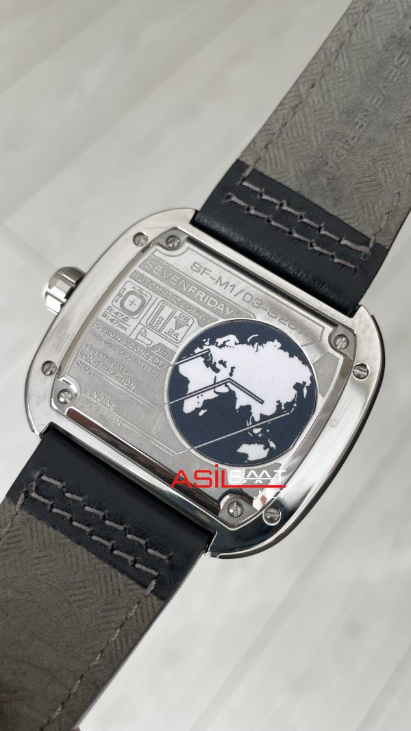 SevenFriday Gri M Serisi M1/03 Silver 47mm