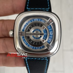 SevenFriday Handicap International M Serisi M1/05 Mavi Silver 47mm