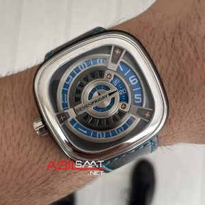SevenFriday Handicap International M Serisi M1/05 Mavi Silver 47mm
