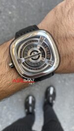SevenFriday M Serisi 47 mm SF-M01/03 Silver Replika Saat SFM001