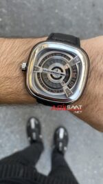 SevenFriday M Serisi 47 mm SF-M01/03 Silver Replika Saat SFM001