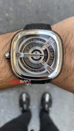 SevenFriday M Serisi 47 mm SF-M01/03 Silver Replika Saat SFM001