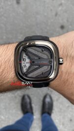 SevenFriday M Serisi Spaceship 47 mm SF-M3/01 Black Replika Saat SFM007