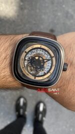 SevenFriday P Series 47 mm SF-P2/01 Brown Replika Saat SFP007
