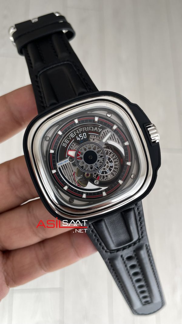 SevenFriday P Series Hot Rod P3/03 Silver 47mm SevenFriday P Series Hot Rod P3/03 Silver 47mm