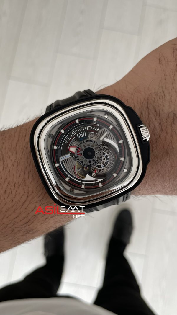 SevenFriday P Series Hot Rod P3/03 Silver 47mm SevenFriday P Series Hot Rod P3/03 Silver 47mm