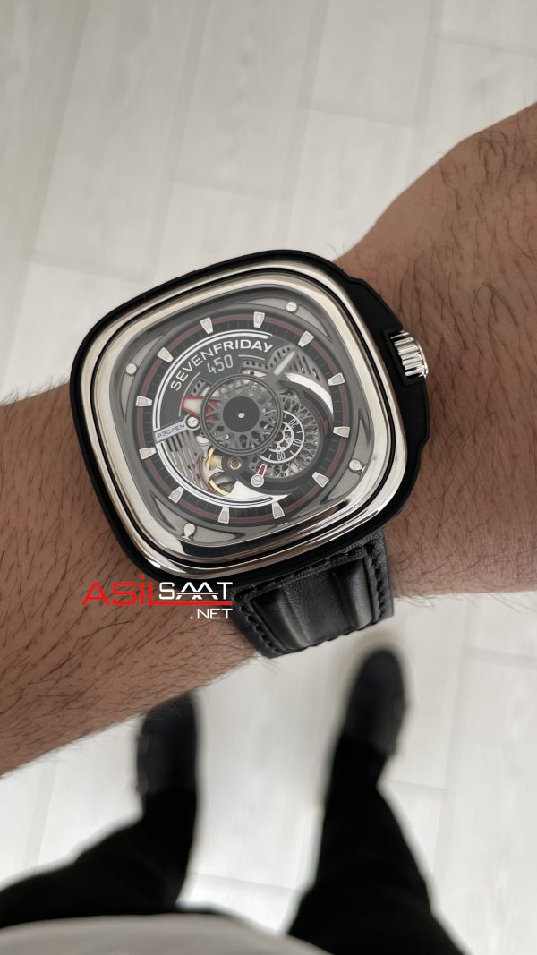 SevenFriday P Series Hot Rod P3/03 Silver 47mm SevenFriday P Series Hot Rod P3/03 Silver 47mm