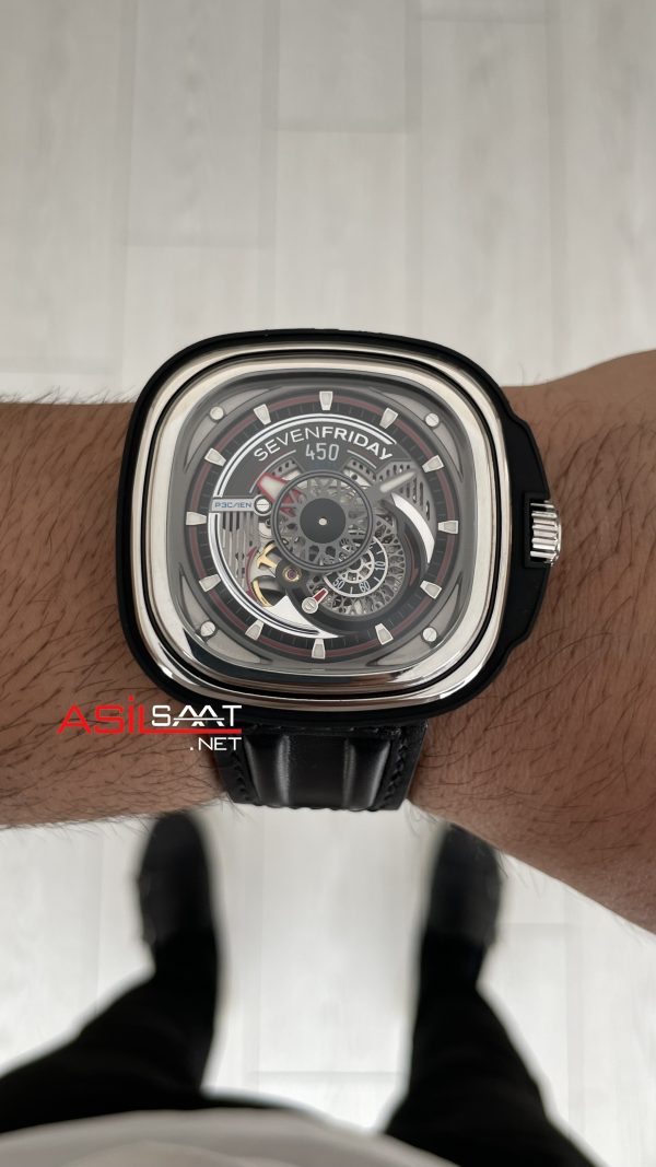 SevenFriday P Series Hot Rod P3/03 Silver 47mm SevenFriday P Series Hot Rod P3/03 Silver 47mm
