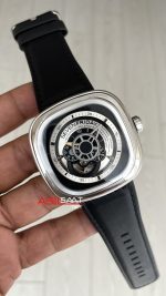 SevenFriday P Series Industrial Essence 47 mm P1B/01 Silver Replika Saat