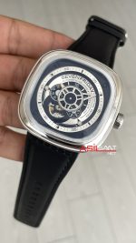 SevenFriday P Series Industrial Essence 47 mm P1B/01 Silver Replika Saat