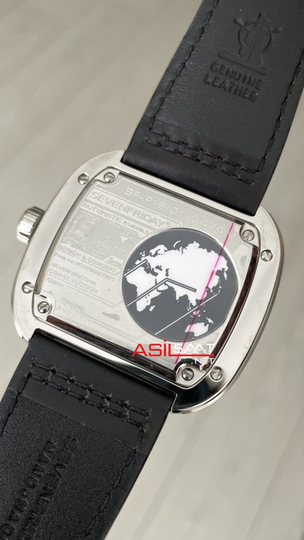 SevenFriday P Series Industrial Essence 47 mm P1B/01 Silver Replika Saat SevenFriday P Series Industrial Essence 47 mm P1B/01 Silver Replika Saat