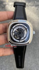 SevenFriday P Series Industrial essence 47 mm SF-P1/01 Silver Replika Saat SFP001