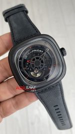 SevenFriday P Series Siyah P3/01 PVD Black 47mm Replika Saat